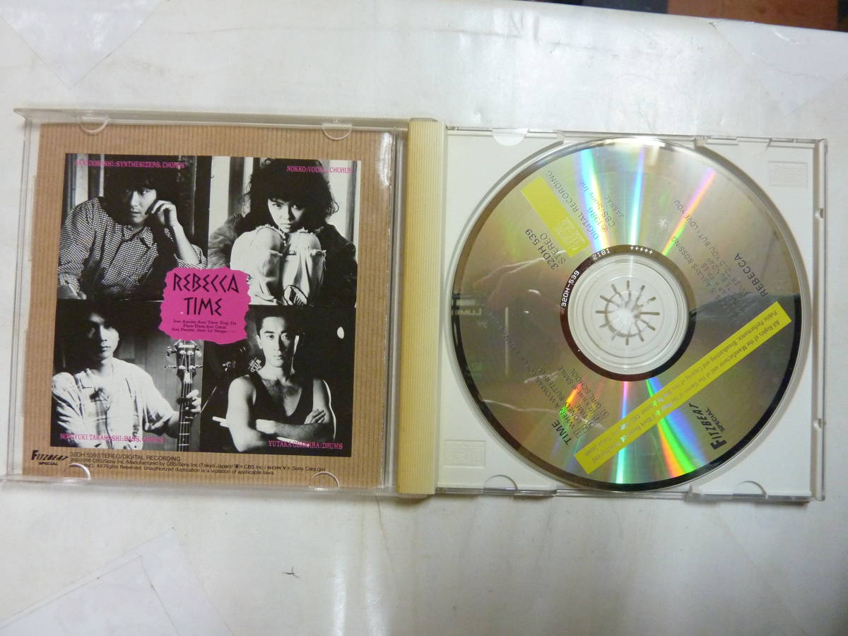 CDアルバム[ レベッカ REBECCA ]TIME 9曲 ロンリーバタフライ CHEAP HIPPIES 他 送料無料_画像3