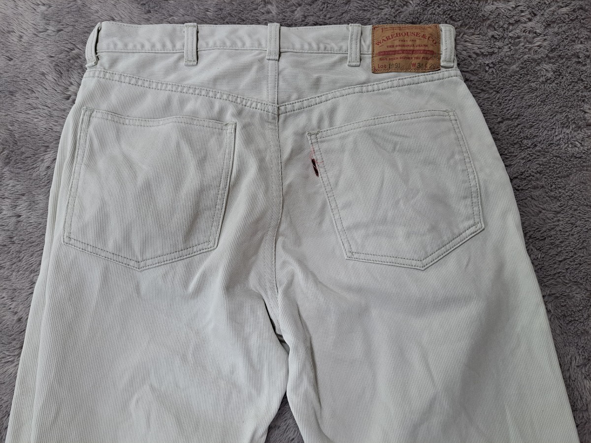 WAREHOUSE Warehouse 1991pike pants ivory W34