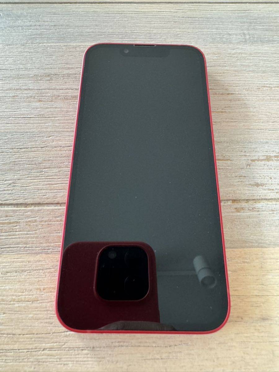 iPhone 13 mini PRODUCT RED 256GB simフリー　中古　箱、付属品あり_画像3