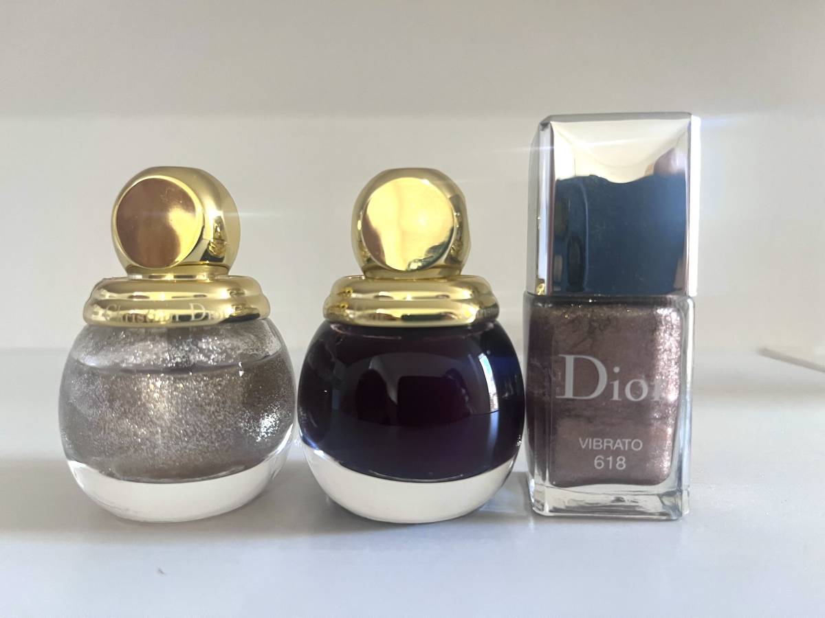  Christian Dior cosme tiks ногти эмаль veruni Рождество ограниченный товар содержит 3. комплект Dior