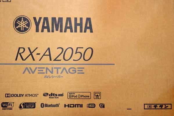★元箱付・美品・動作良好★YAMAHA RX-A2050 HDCP2.2/DTS:X/Atmos対応 準ハイエンド 定価220,000円_元箱です