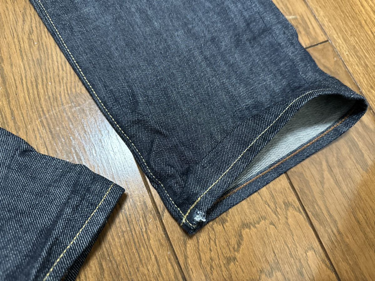 G-STAR RAW 3301 LOW TAPERED RL◇テーパードデニム/ジーンズ◇濃紺/赤耳パンツ/ボタンフライ/サイズ30(ウエスト42)_画像7