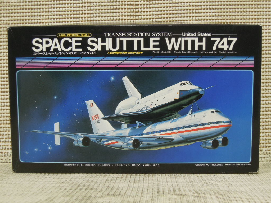 UNION 1/288 SPACE SHUTTLE WITH 747_画像1