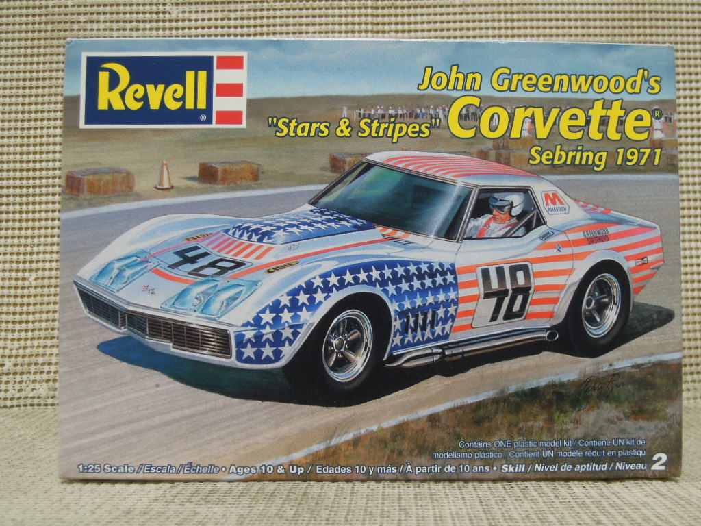 Revell 1/25 "Stars & Stripes" Corvette Sebring 1971_画像1