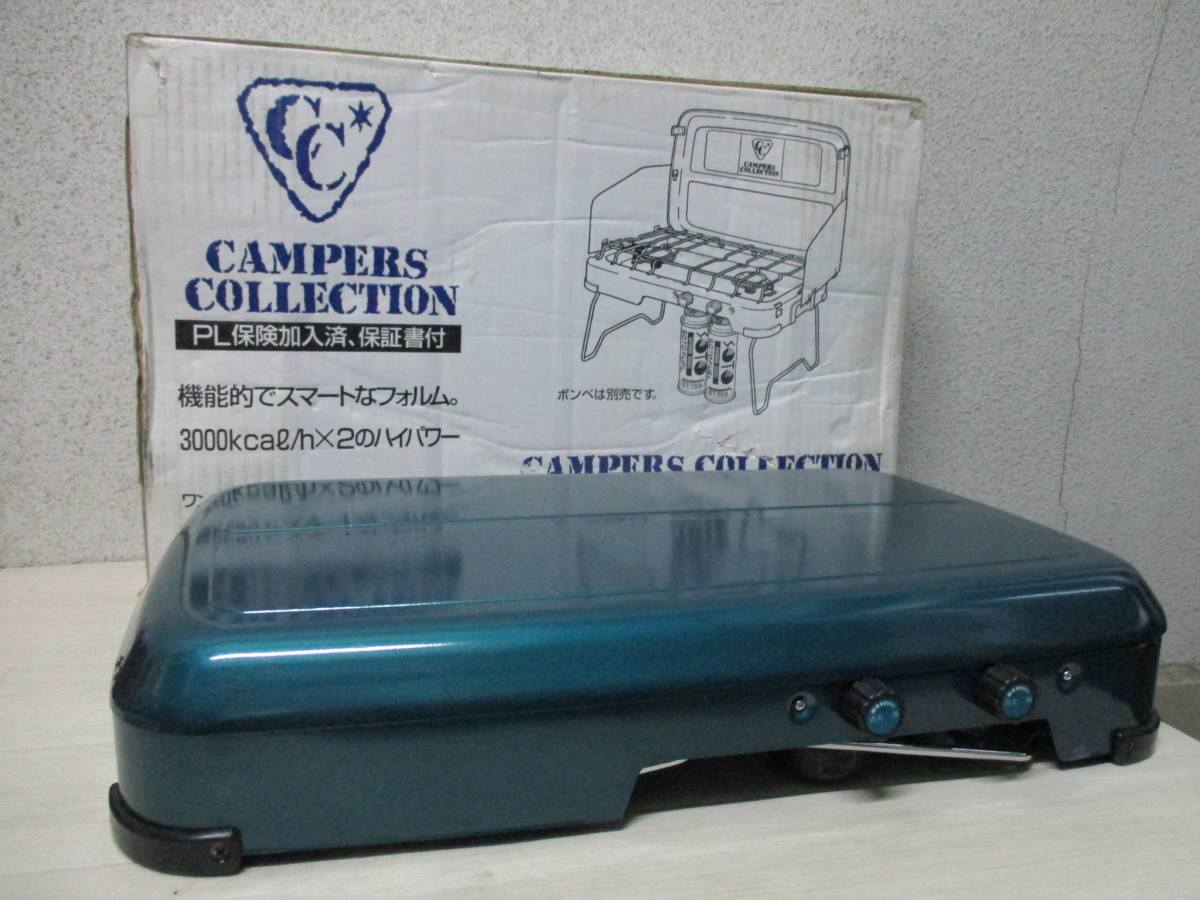 キャンパーズコレクション ツーバーナーコンロ cc-01 キャンプ アウトドア ガスコンロ_画像1
