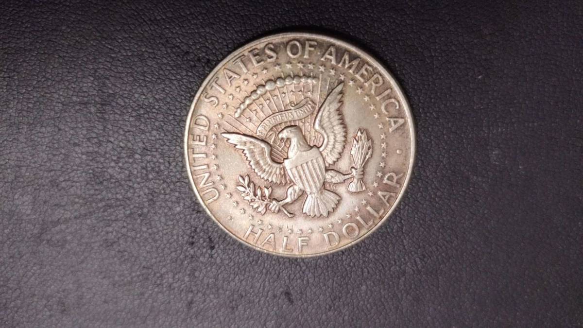 #13977【外国硬貨セット】1968年 メキシコオリンピック 25ペソ硬貨 銀貨 1964年 リバティコイン 2枚おまとめ 外国銭_画像6