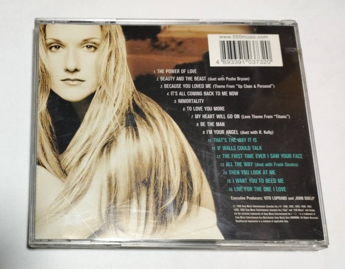 CD セリーヌ・ディオン　Celine Dion All The Way...A Decade of Song _画像2