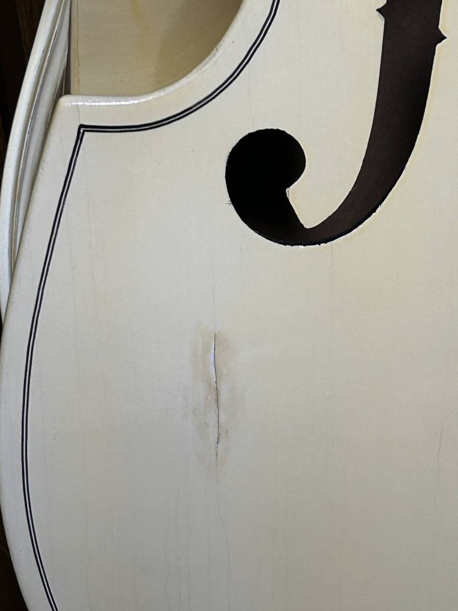 ◆Chaki D-1 1969 チャキ　コントラバス 1969年製　ホワイト　オリジナル塗装　完全調整済み_画像7