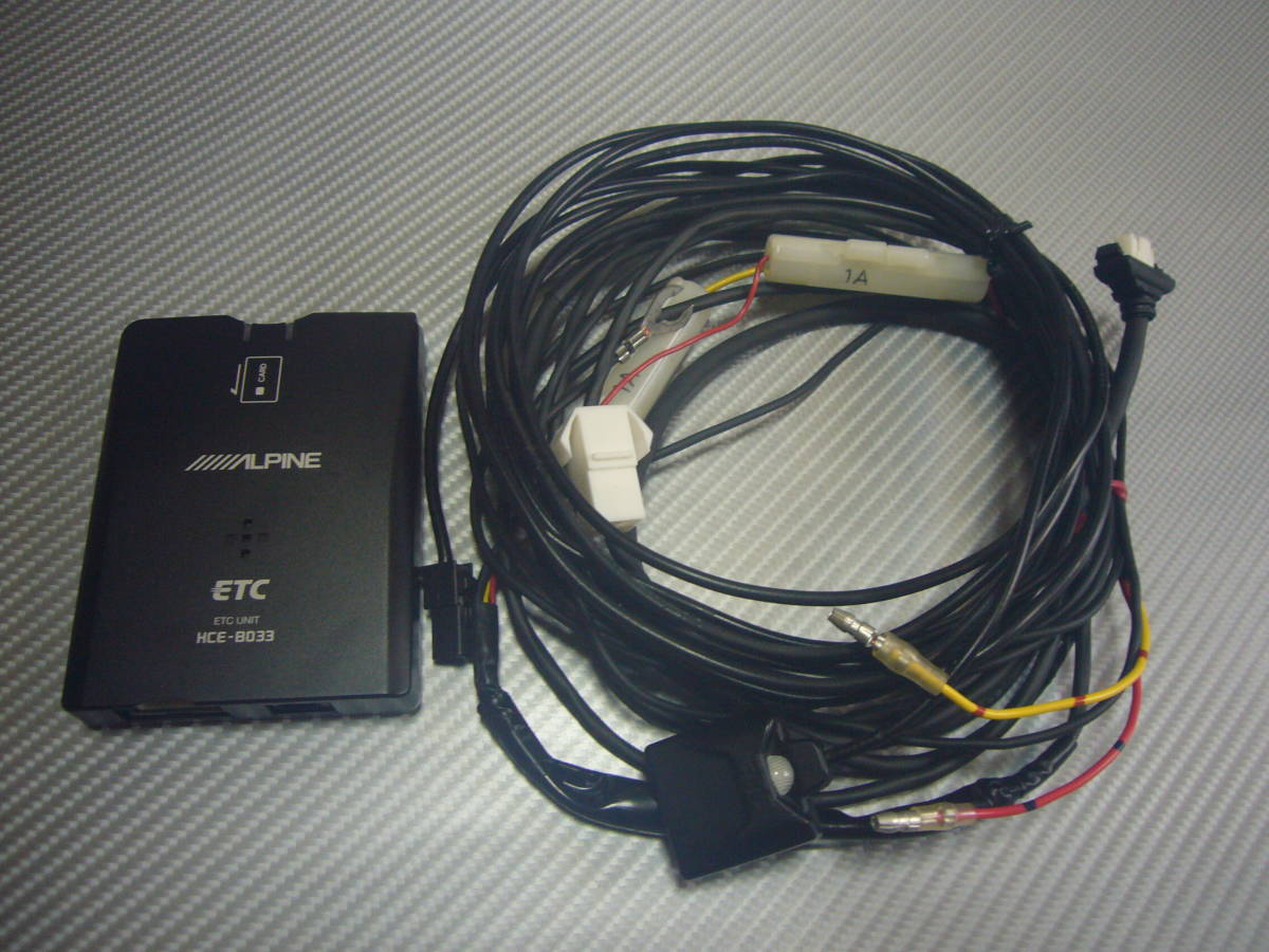 *ALPINE made car navigation system synchronizated ETC on-board device *HCE-B033