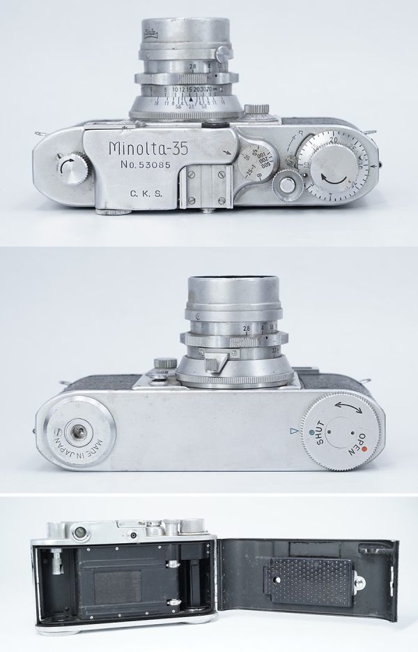 M1147【レンジファインダーカメラ】CONTAFLEX/MINOLTA35/RICOH S-2 ３台まとめて_画像5