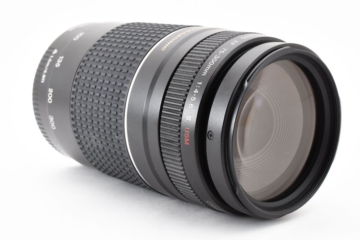 Canon EF 75-300mm f/4-5.6 III USM 望遠ズームレンズ フルサイズ対応 [現状品]_画像4