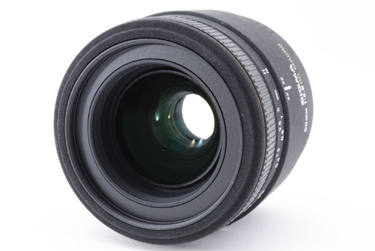 Sigma EX 50mm f/2.8 DG Macro Canon EFマウント マクロレンズ [美品] レンズフード付き フルサイズ対応_画像2