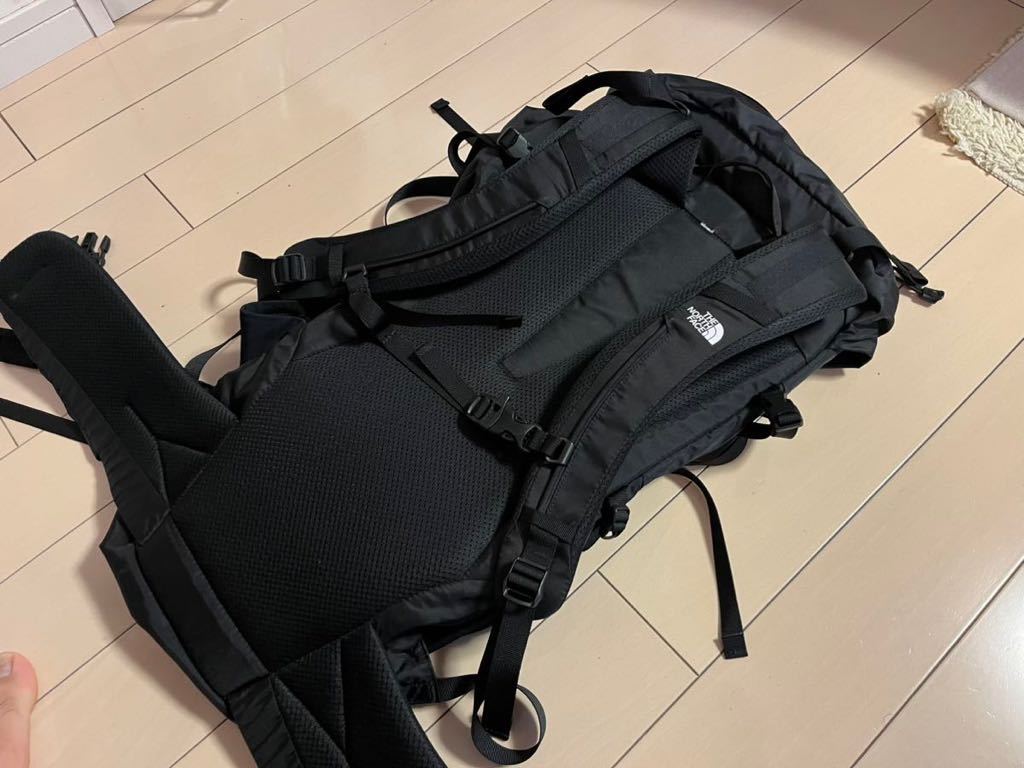 送料無料 ノースフェイス テルス33 TELLUS 33 テルス M 33L バックパック レインカバー付 リュック ザック THE NORTH FACE ブラック 黒_画像5