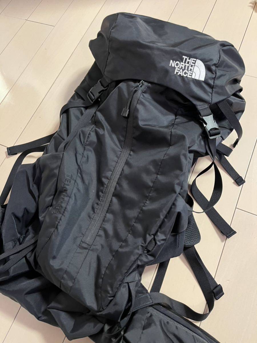 送料無料 ノースフェイス テルス33 TELLUS 33 テルス M 33L バックパック レインカバー付 リュック ザック THE NORTH FACE ブラック 黒_画像3