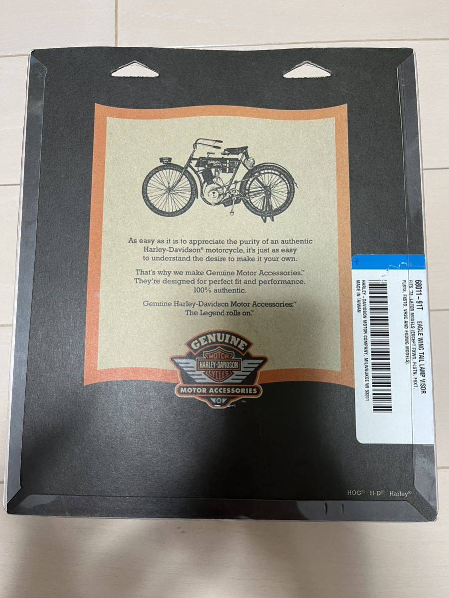  бесплатная доставка новый товар не использовался Harley Davidson оригинальный задний фонарь козырек 68011-91T спорт Star Dyna Softail Eagle wing 