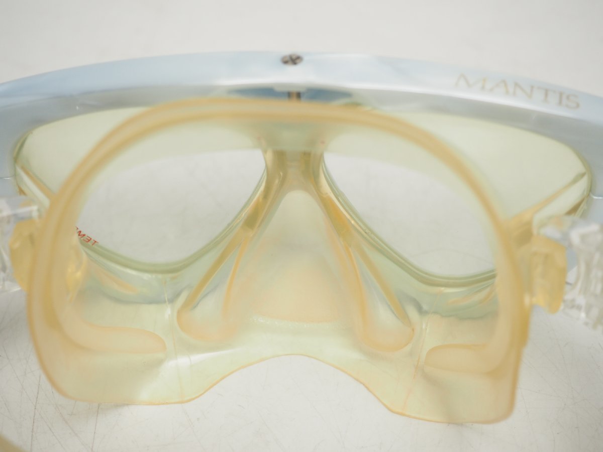 USED GULLgaruMANTIS MINI man tis Mini маска прозрачный силиконовый чехол есть разряд :A дайвинг с аквалангом сопутствующие товары [3FD-56252]