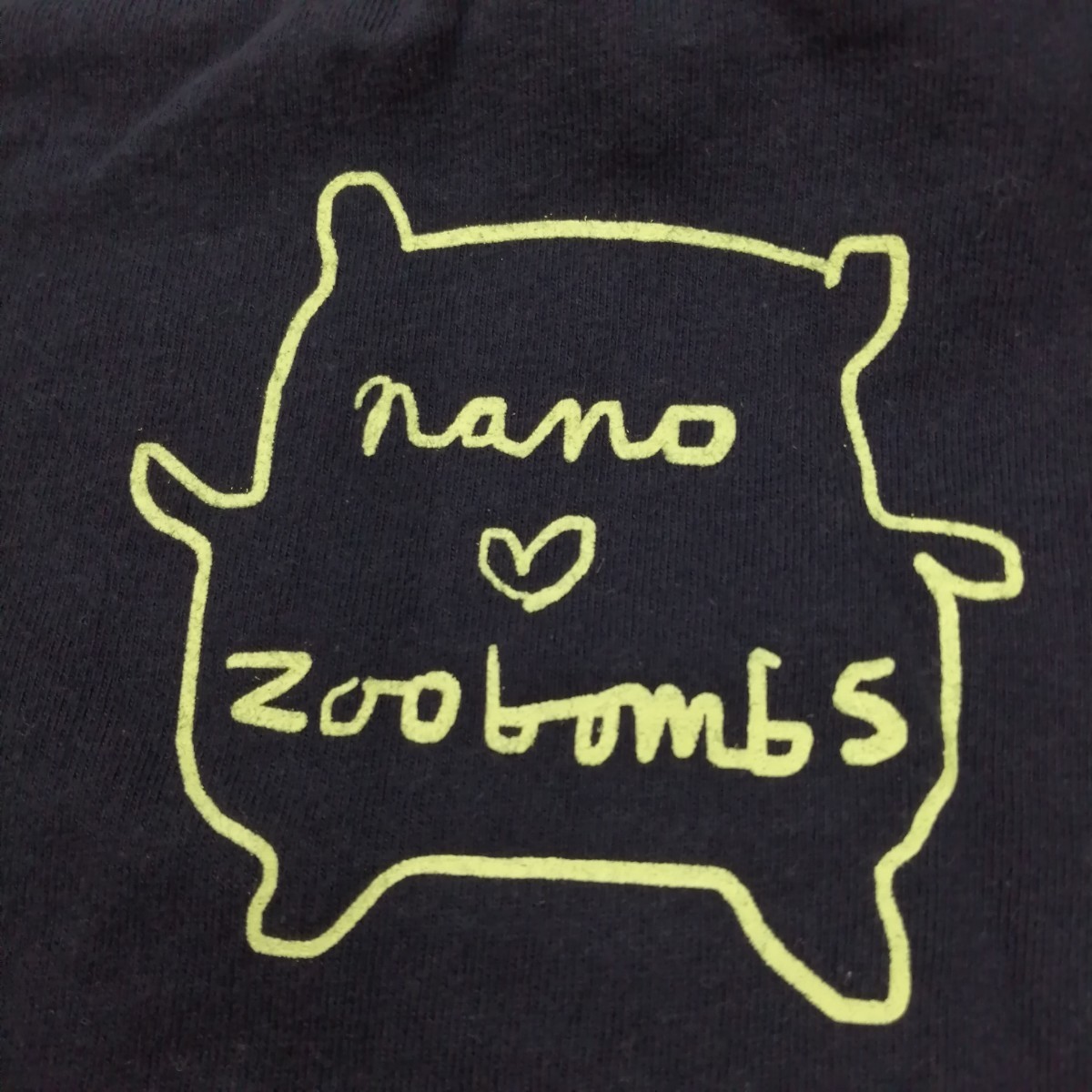 C11 バンドTシャツ　ズボンズ　ZOOBOMBS survive in the 250% 　ネイビー_画像6