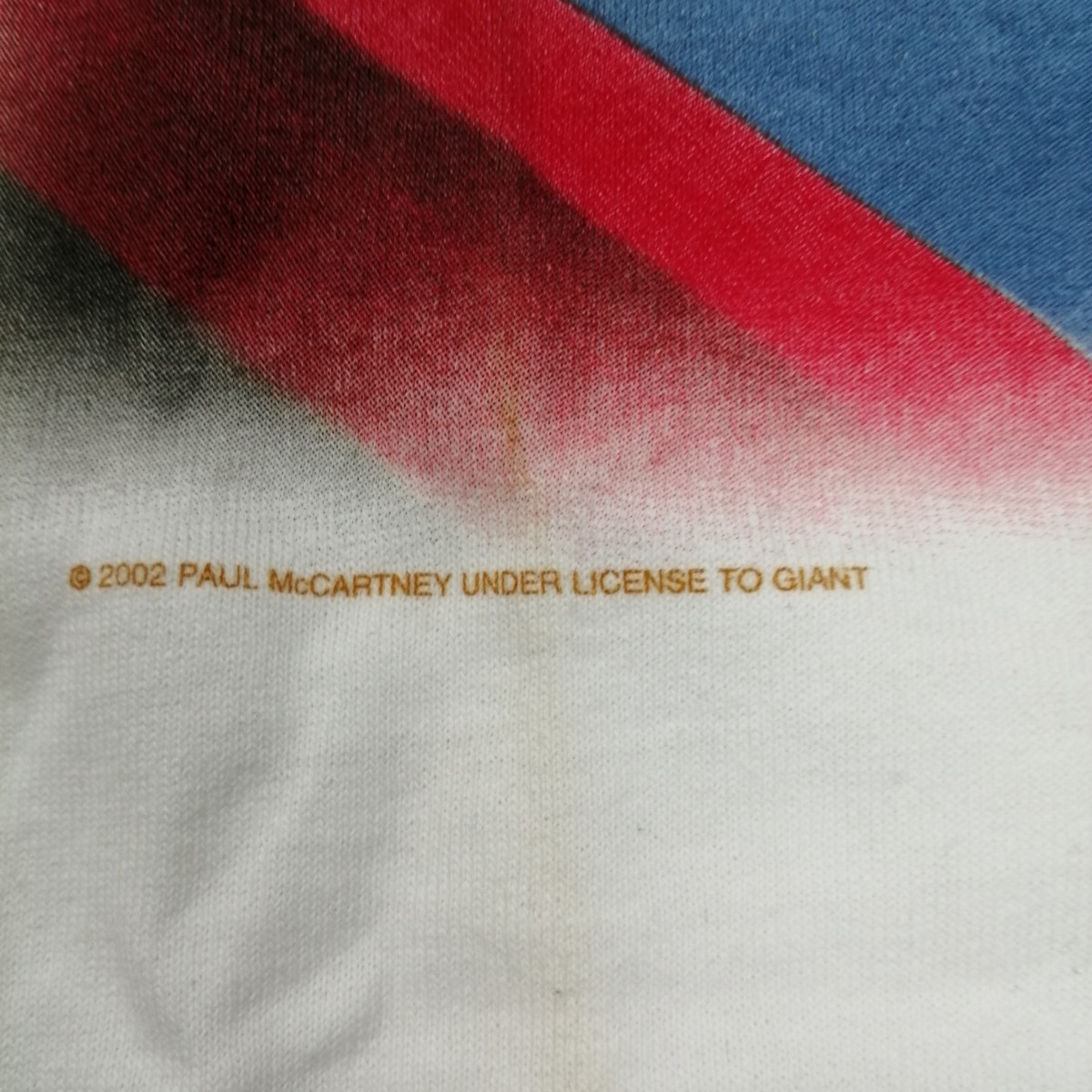 C11 バンドTシャツ　ポールマッカートニー　白　ヴィンテージ　PAUL McCARTNEY driving japan tour 2002_画像4