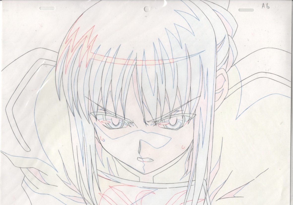 フェイト Fate 動画4枚セット 6 ♯ 奈須きのこ セル画 原画 フェイト Fate 動画4枚セット 6 ♯ 奈須きのこ セル画 原画