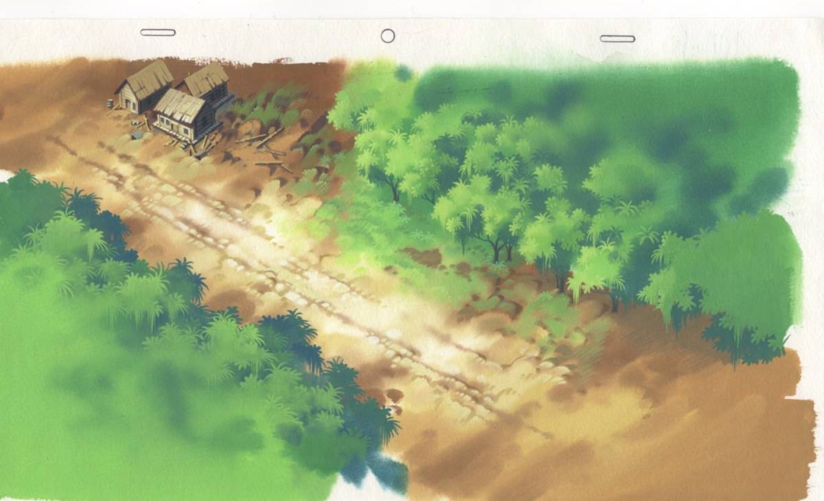 ジャングル大帝 直筆合致背景画 セル画 11 ♯ 原画 アンティーク ジャングル大帝 直筆合致背景画 セル画 11 ♯ 原画 アンティーク