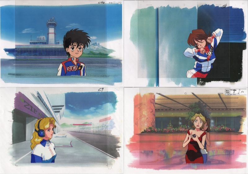 話題の人気 サイバーフォーミュラ SAGA セル画 描き下ろし 話題の人気 サイバーフォーミュラ SAGA セル画 描き下ろし