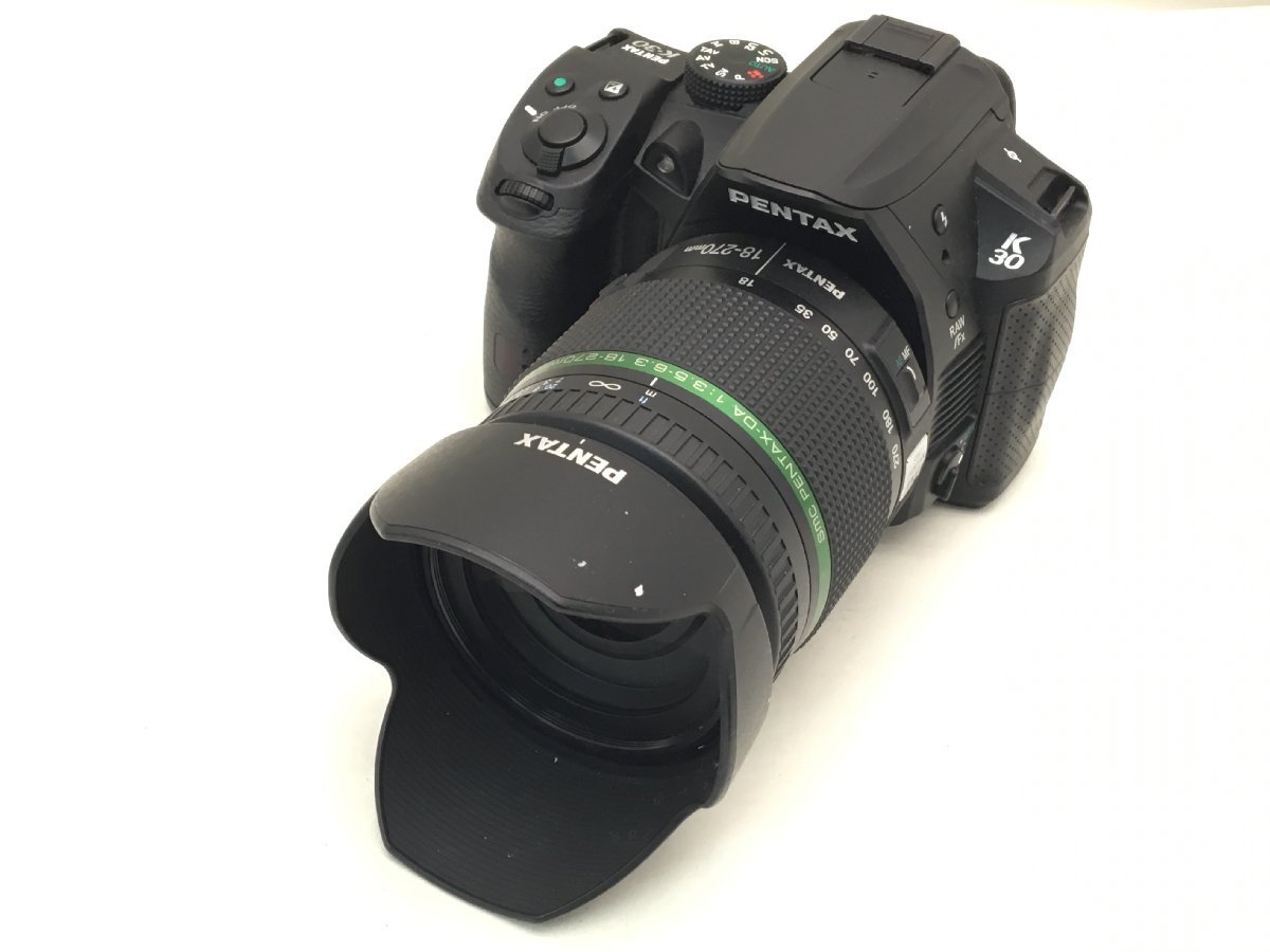 PENTAX K30/smc PENTAX-DA 1:3.5-6.3 18-270mm ED SDM デジタル一眼レフカメラ ジャンク 中古【UW110319】_画像1