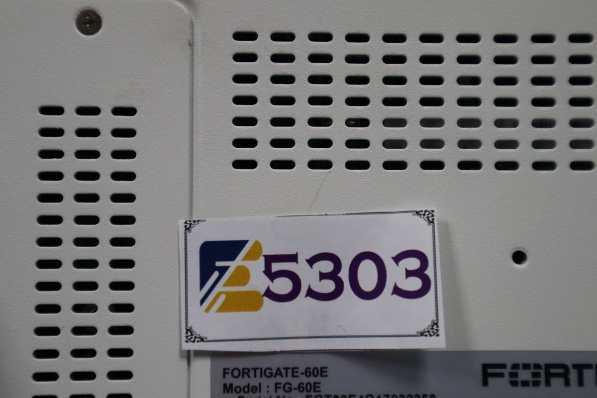 E5303 Y FORTINET FORTIGATE-60E FG-60E_画像9