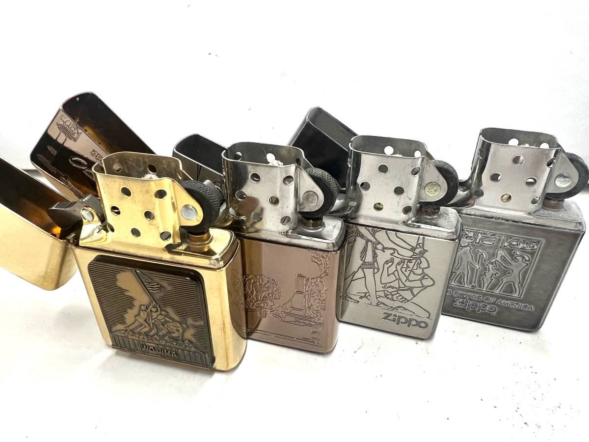 G735- K52-95 ▲ ZIPPO ジッポー ジッポ オイルライター 5個セット 1995/1993/1997/1994/1995 ④_画像6