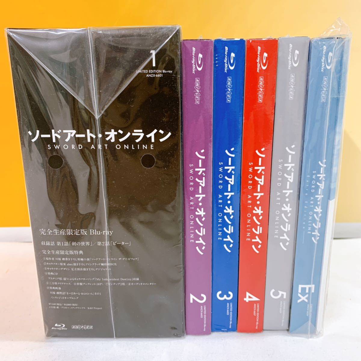 G4-T11/11 ソードアート・オンライン　1〜5 Extra Edition 6巻セット　Blu-ray Disc 完全生産限定版