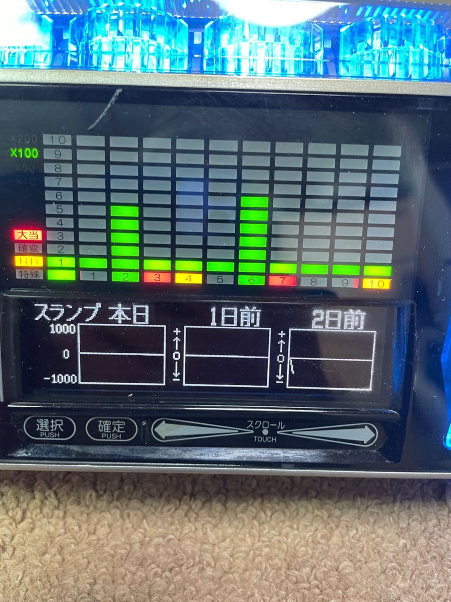 送料込みDAI ICHIのデー太郎10番タッチパネル搭載差枚数表示スランプグラフ付き家庭用データカウンター