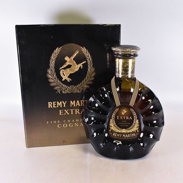 ★レミーマルタン エクストラ ダブルリボン ＊箱付 ※ 内容量未記載 コニャック REMY MARTIN EXTRA K190473_画像1