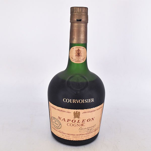 1円～★クルボアジェ ナポレオン 旧 緑瓶 ★特級 ※ 内容量未記載 40% コニャック COURVOISIER K260428_画像1