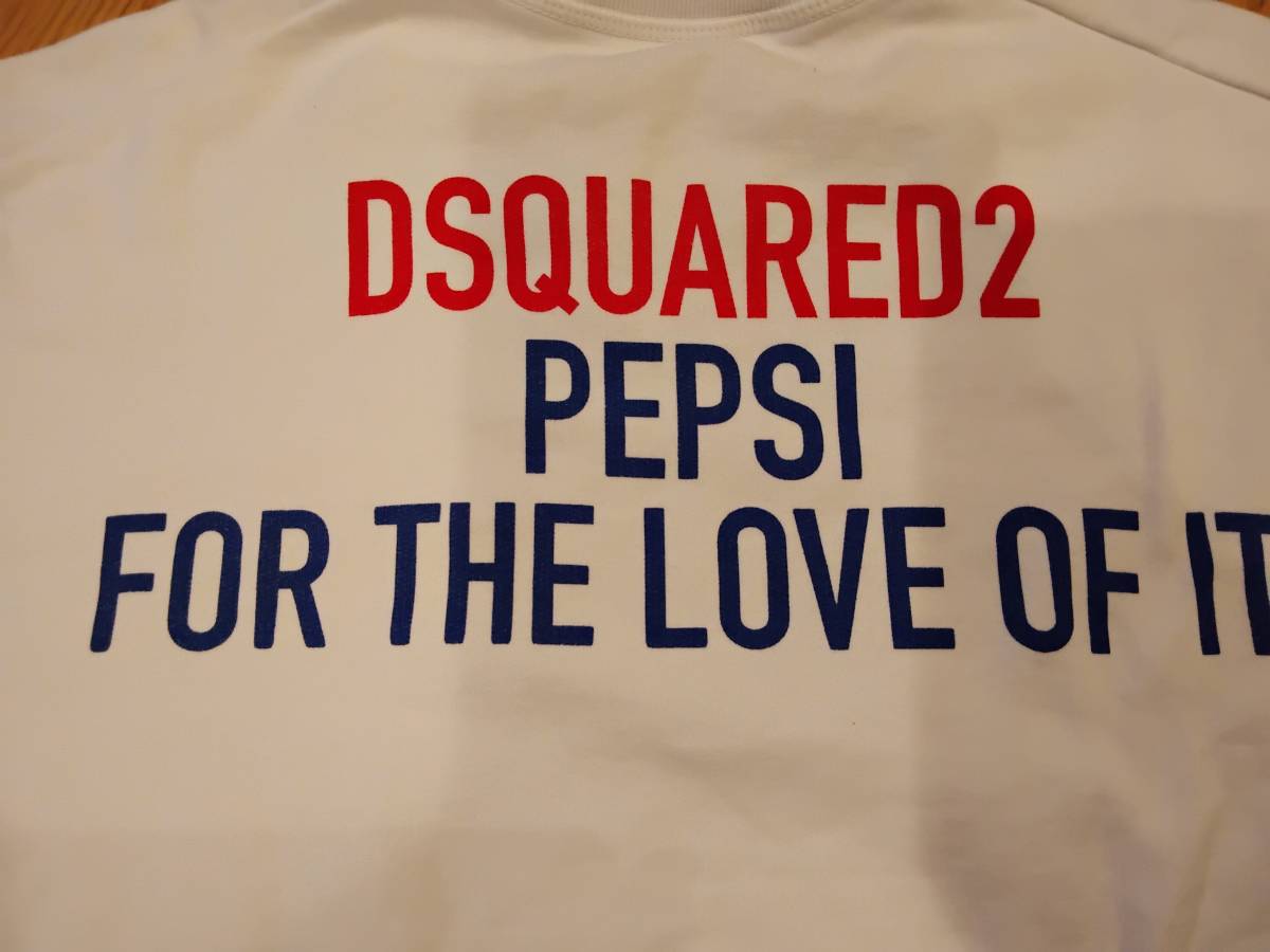 激レア 美品 DSQUARED /PEPSI コラボ スウェットシャツ ディースクエアード サイズXS_画像4