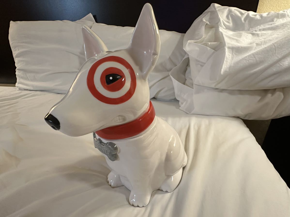 TARGET Dog クッキー容器 管理ANT17 アメリカ cookie Jar Bullseye_画像1