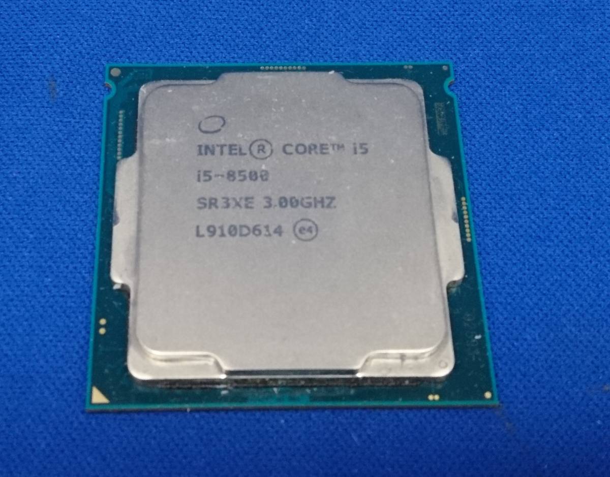 INTEL Core i5 8500 3GHz～4.1GHz/6C/6T/9MB/LGA1151/第８世代 SR3XE ジャンク_画像1