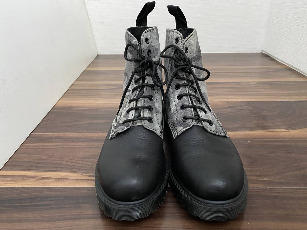 ●良品 ●Dr.Martens ●ドクターマーチン ●UK8/27cm ●メンズ ●8ホールブーツ ●WILDER ●ワイルダー ●迷彩柄 ●カモフラ ●レザー　_画像2