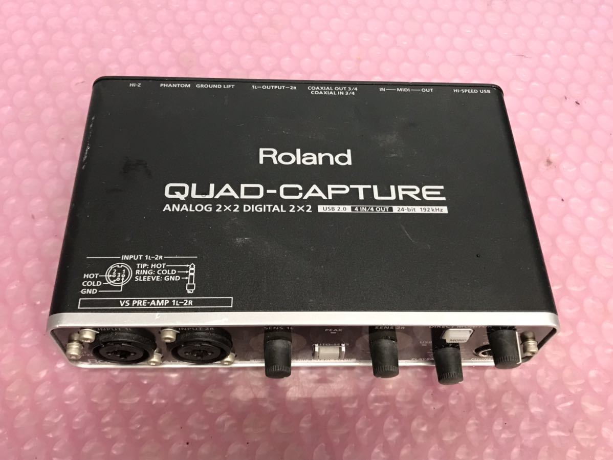 Roland QUAD-CAPTURE UA-55 オーディオインターフェース　動作未確認　中古現状品　(60s)_画像2