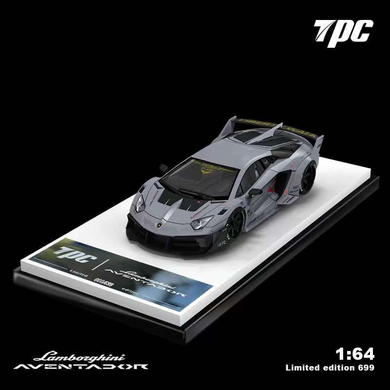 1/64 TPC liberty walk ランボルギーニ アヴェンタドール GT Evo LBWK グレーの画像1