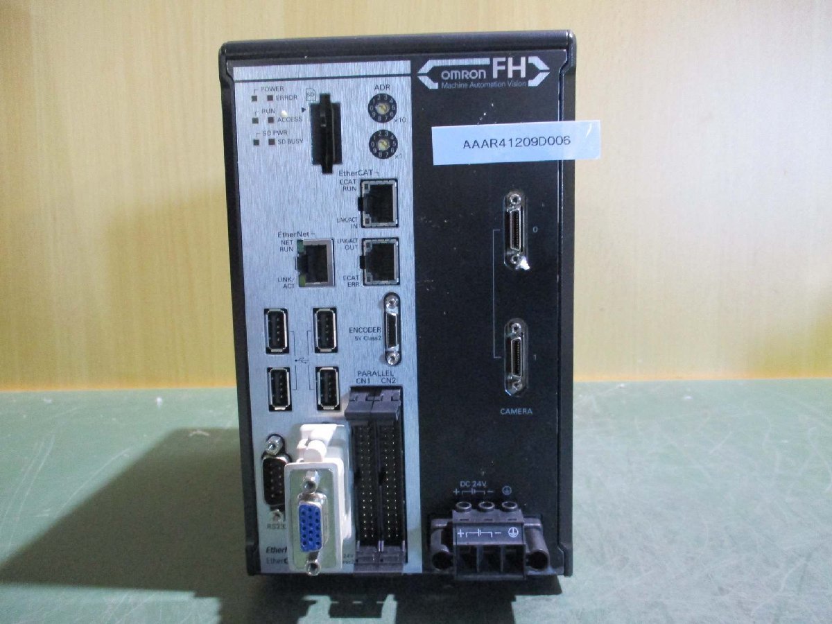 中古 OMRON 画像処理システム FH-1050 FZ-S2M 小型白黒デジタルCCD カメラ*2 モニター付けない 通電OK(AAAR41209D006)_画像5