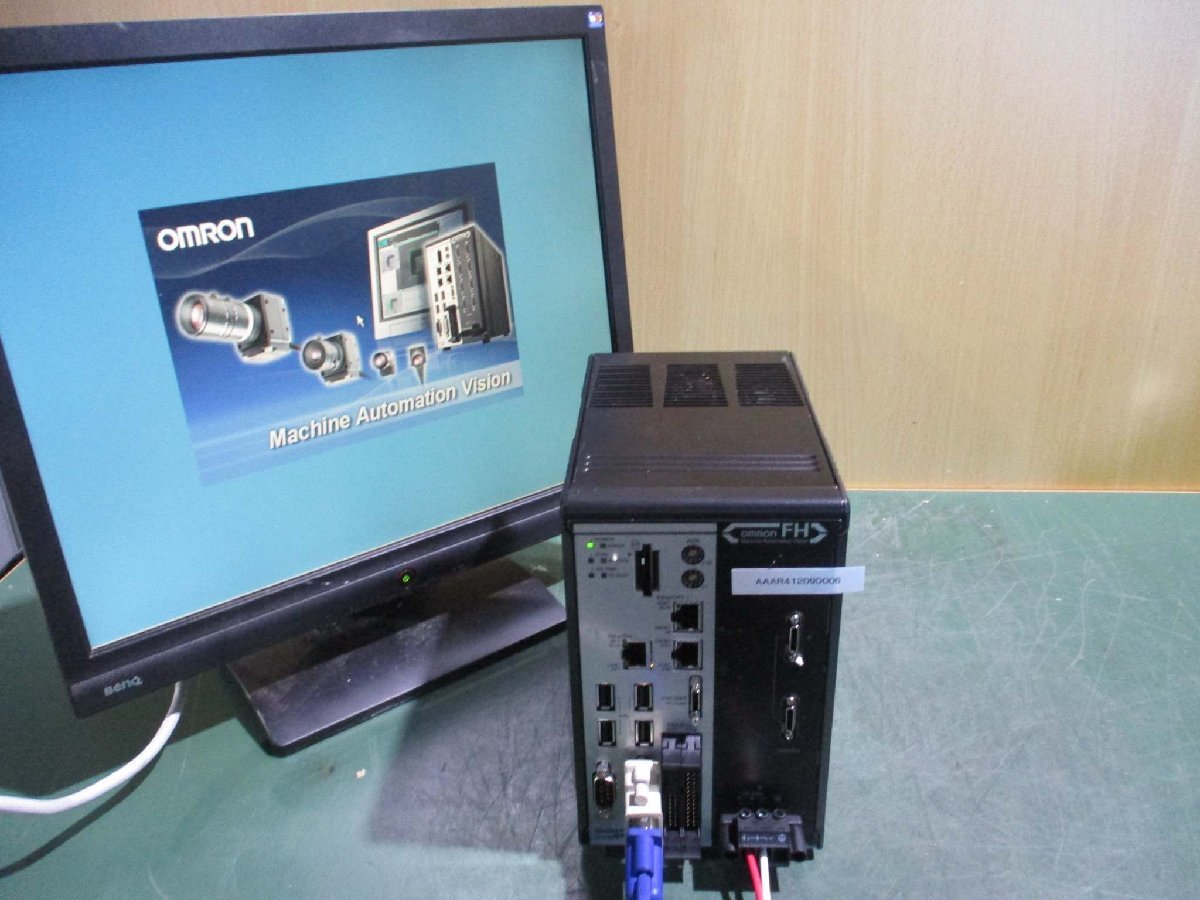 中古 OMRON 画像処理システム FH-1050 FZ-S2M 小型白黒デジタルCCD カメラ*2 モニター付けない 通電OK(AAAR41209D006)_画像4