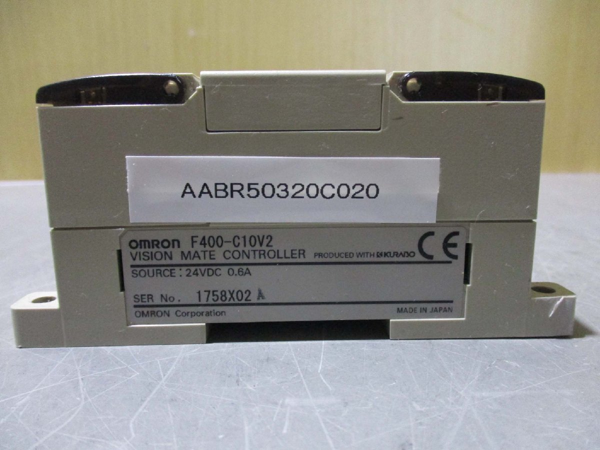 『1年保証』 Vision 中古Omron Mate F400-C10V2(AABR50320C020) Controller System その他