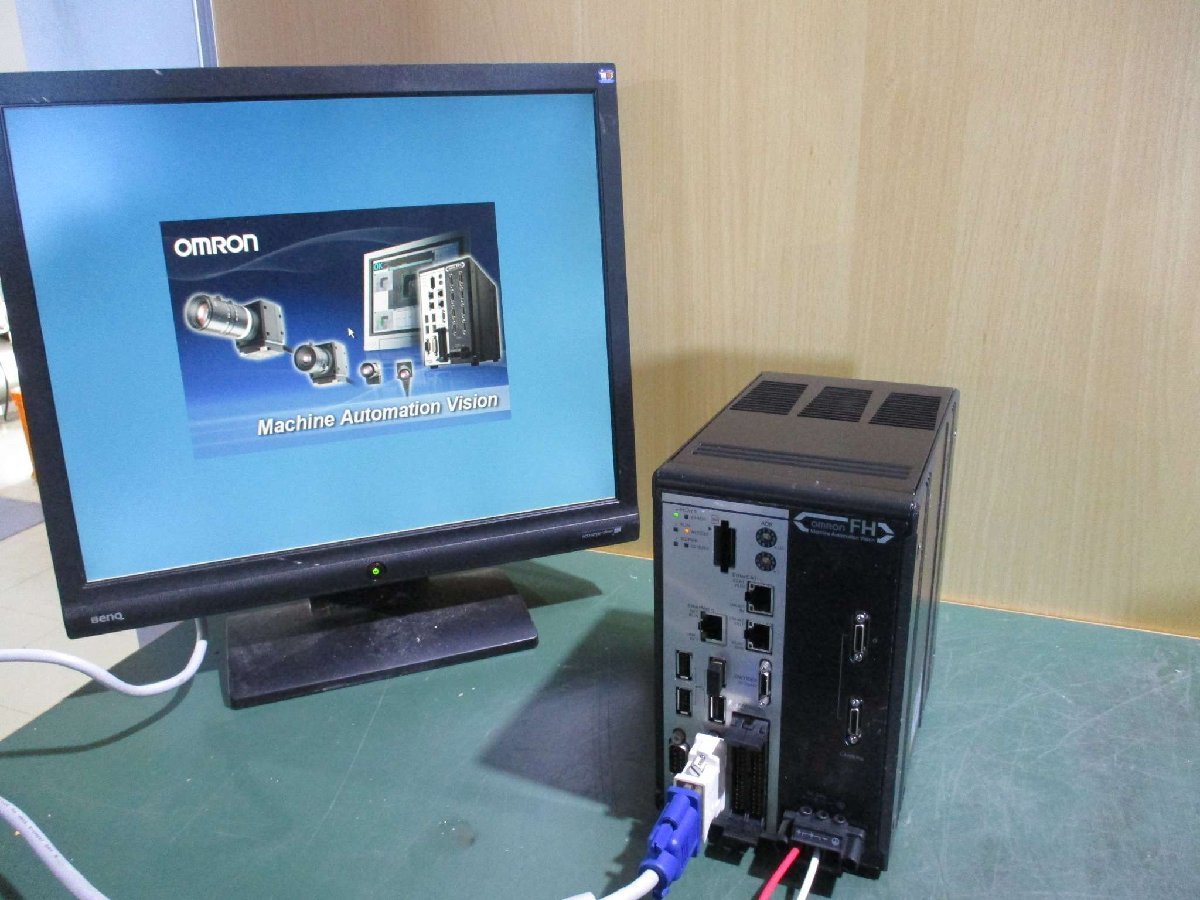 中古 OMRON 画像処理システムFH-1050 FZ-S 小型白黒デジタルCCD カメラ*2 モニター付けない 通電OK(AAAR41208C002)