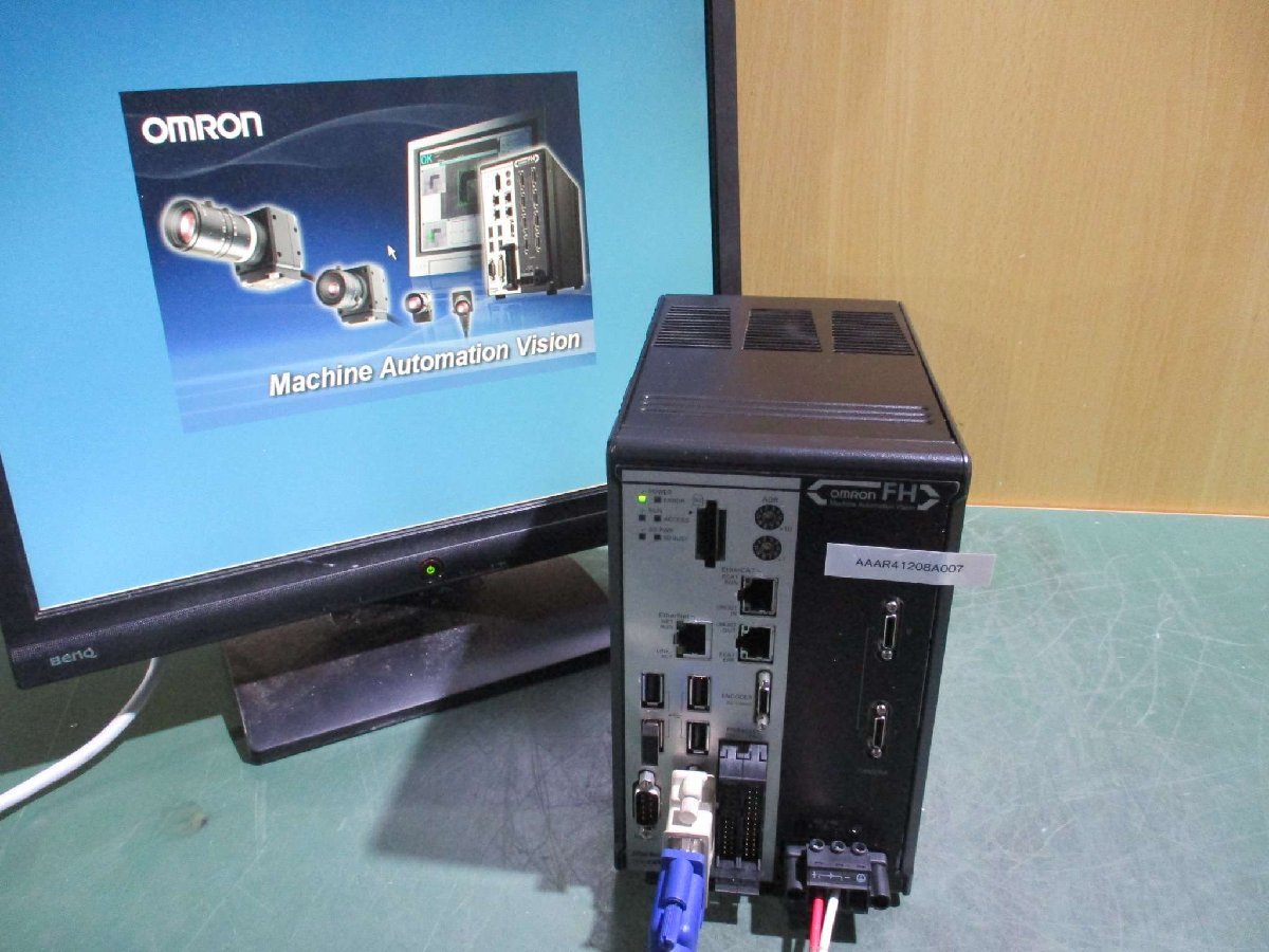 中古 OMRON 画像処理システムFH-1050 FZ-S 小型白黒デジタルCCD カメラ*2 モニター付けない 通電OK(AAAR41208A007)_画像1