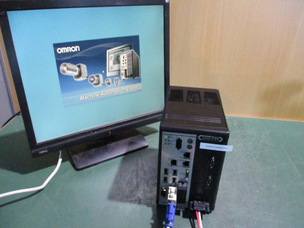 中古 OMRON 画像処理システム FH-1050 FZ-S 小型白黒デジタルCCD カメラ*2 モニター付けない 通電OK(AAAR41209A014)_画像7