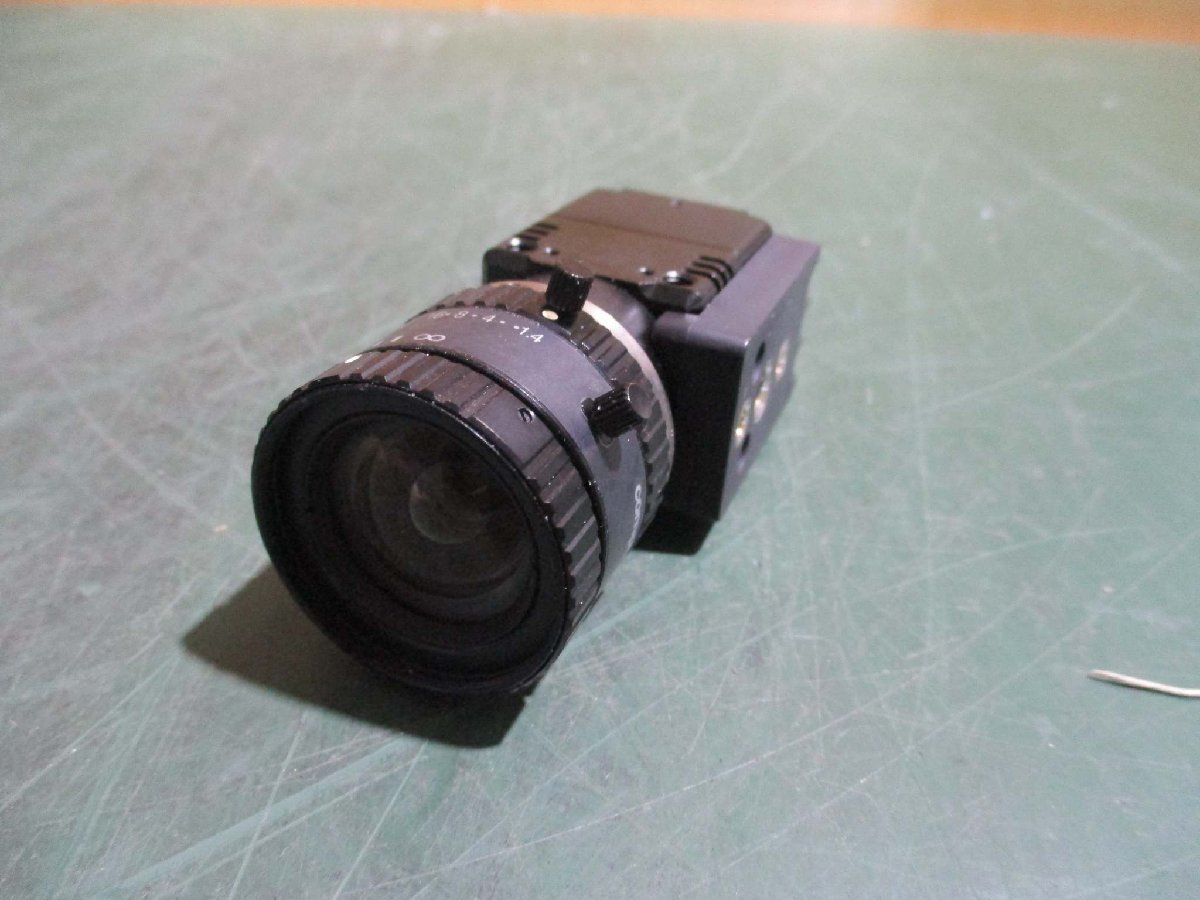 中古 OMRON 画像処理システムFH-1050 FZ-S2M 小型白黒デジタルCCD カメラ*2 モニター付けない 通電OK(AAAR41208C008)_画像6