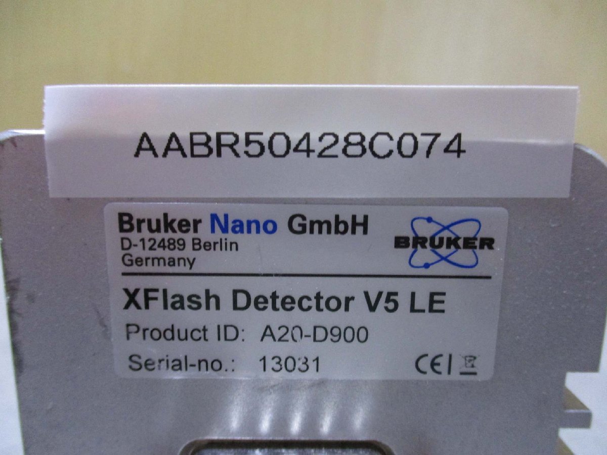 中古 BRUKER NANO GMBH D-12489 BERLIN XFLASH DETECTOR V5 LE A20-D900(AABR50428C074)_画像2