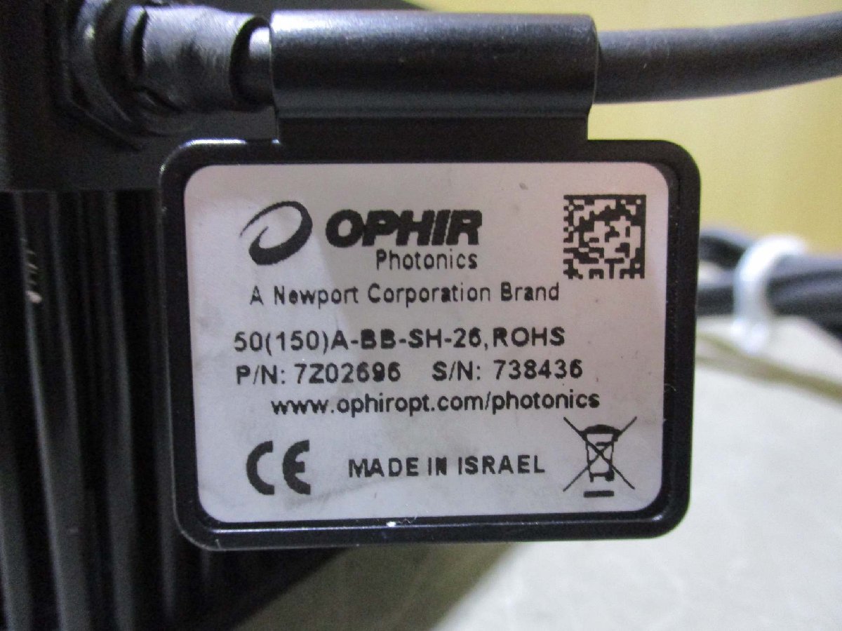 中古 OPHIR 7Z01500 汎用ディスプレイ レーザーパワー/エネルギーメーター(AAFR50317C150)_画像6