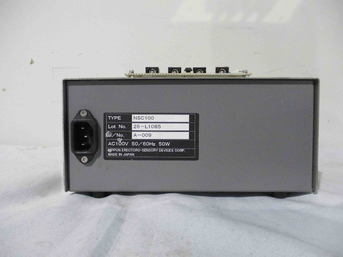 中古 NED NSC100 AC100V 50/60Hz 50W line sensor camera control box(AANR41210C009)_画像3