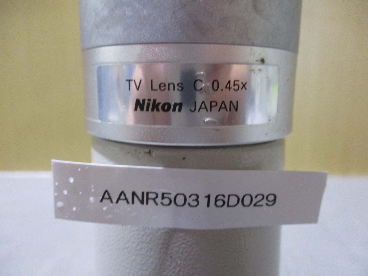 中古Nikon TV Lens C-0.45x 顕微鏡レンズ(AANR50316D029)_画像2