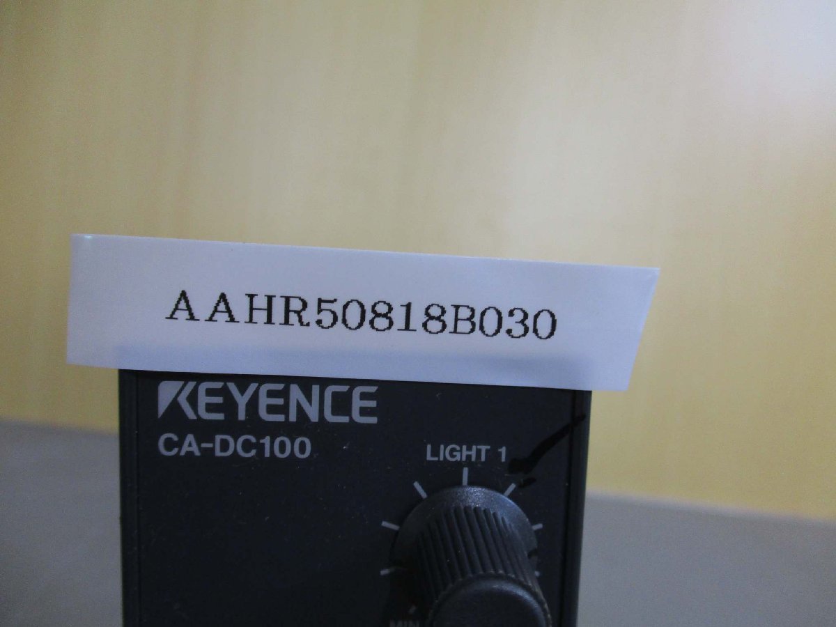 中古 KEYENCE CA-DC100 デジタル画像センサ(AAHR50818B030)_画像2